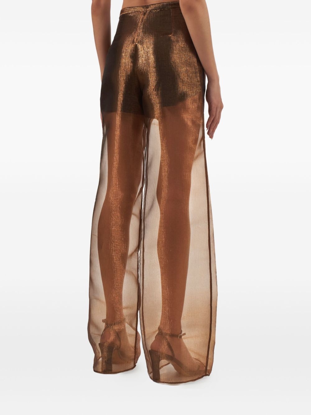 Marlene see-through trousers - 4