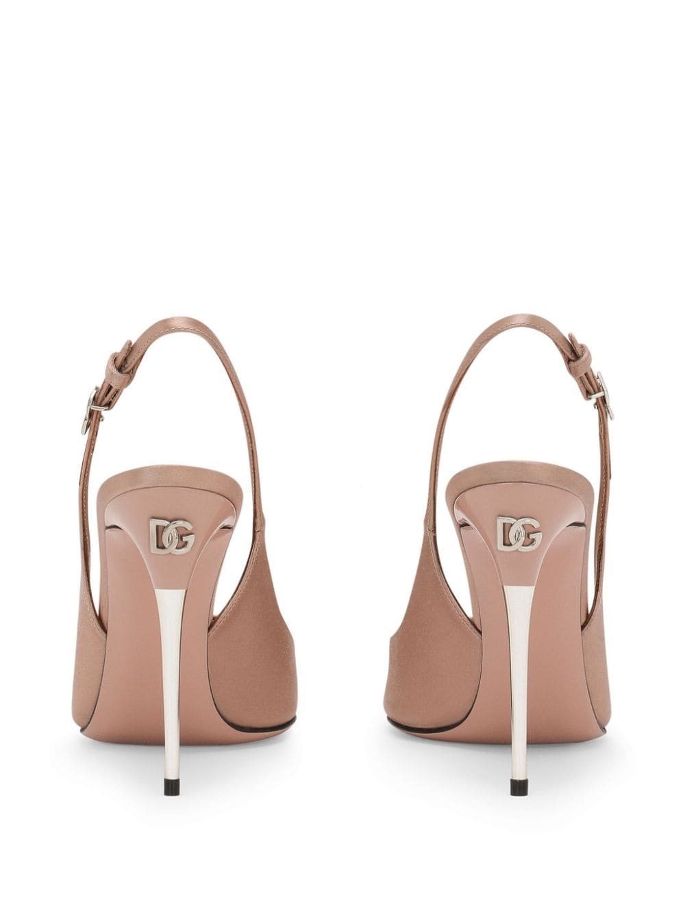 slingback leather pumps - 3