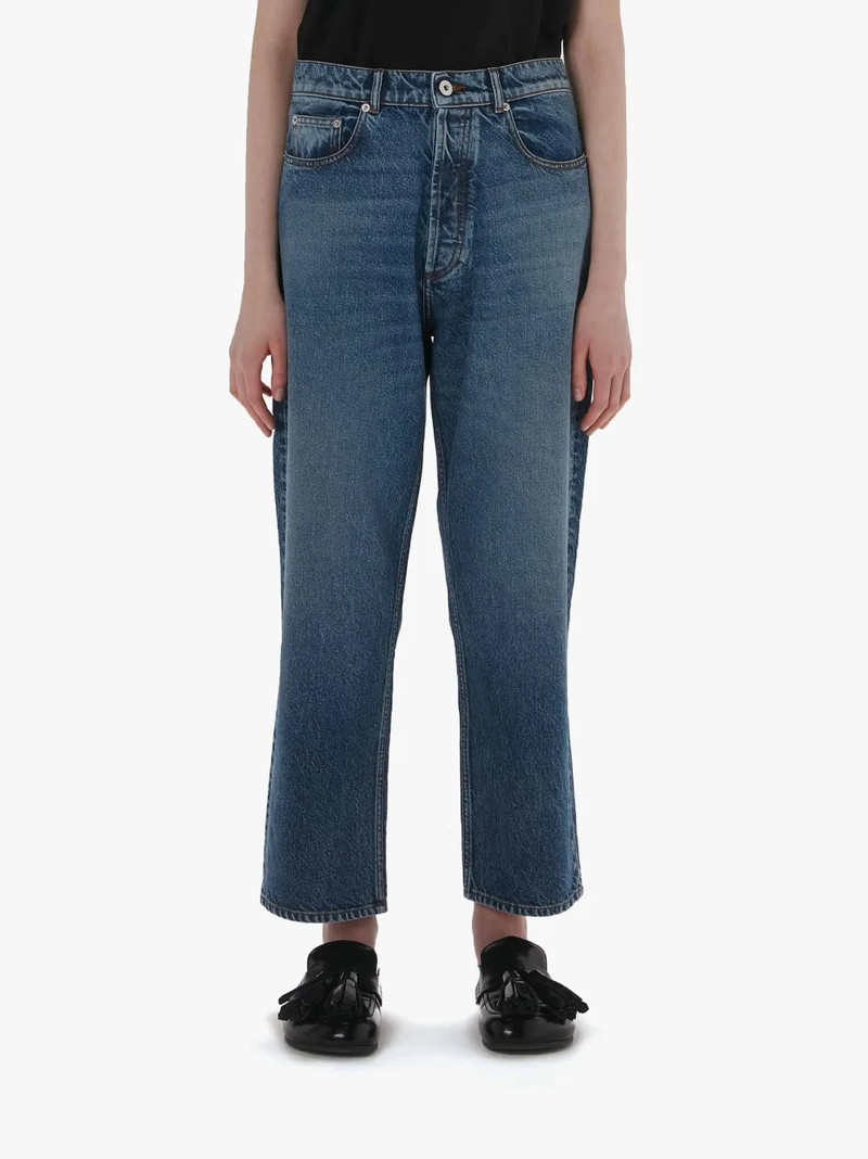 JW Anderson CROPPED STRAIGHT LEG DENIM JEANS outlook