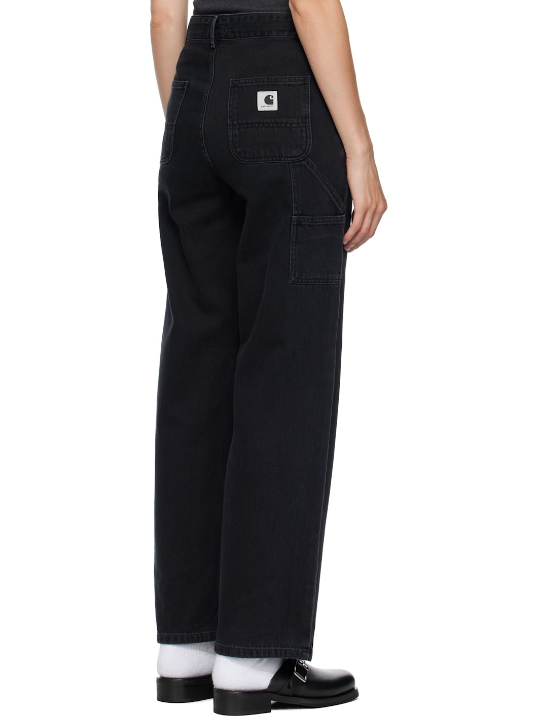 Black Pierce Straight Jeans - 3