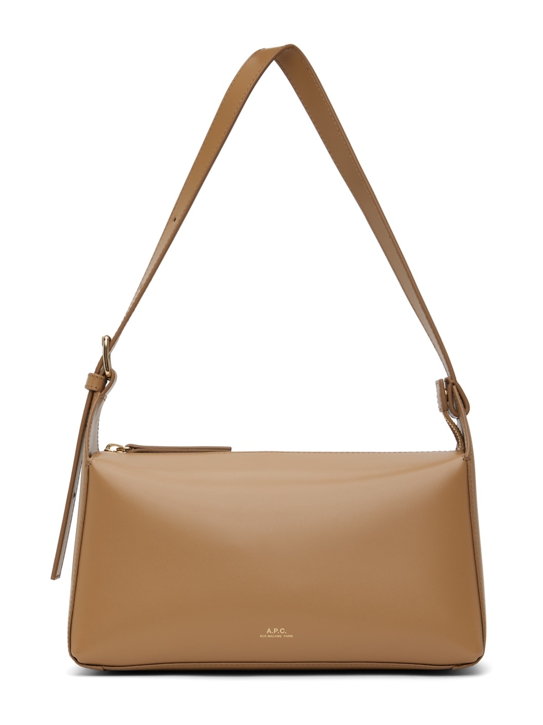 Beige Virginie Baguette Bag - 1