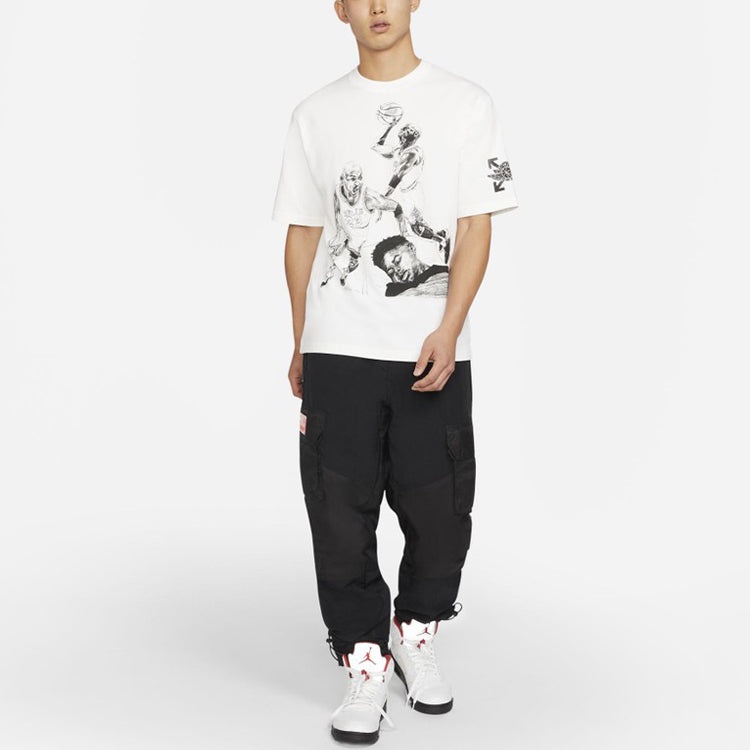 Air Jordan x Off-White MJ T-Shirt Asia Sizing 'White' DB4301-100 - 3