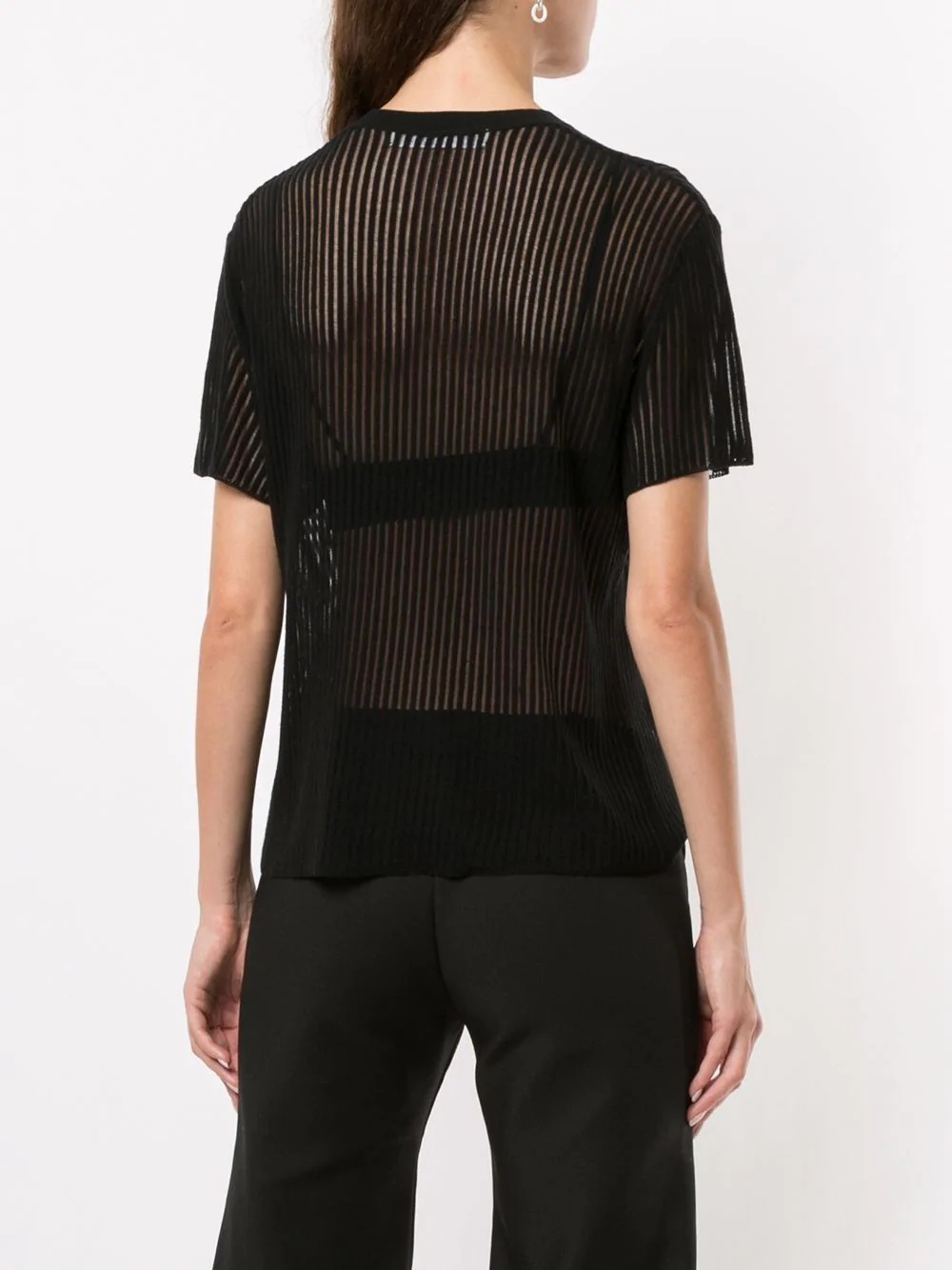 float sheer T-shirt - 4