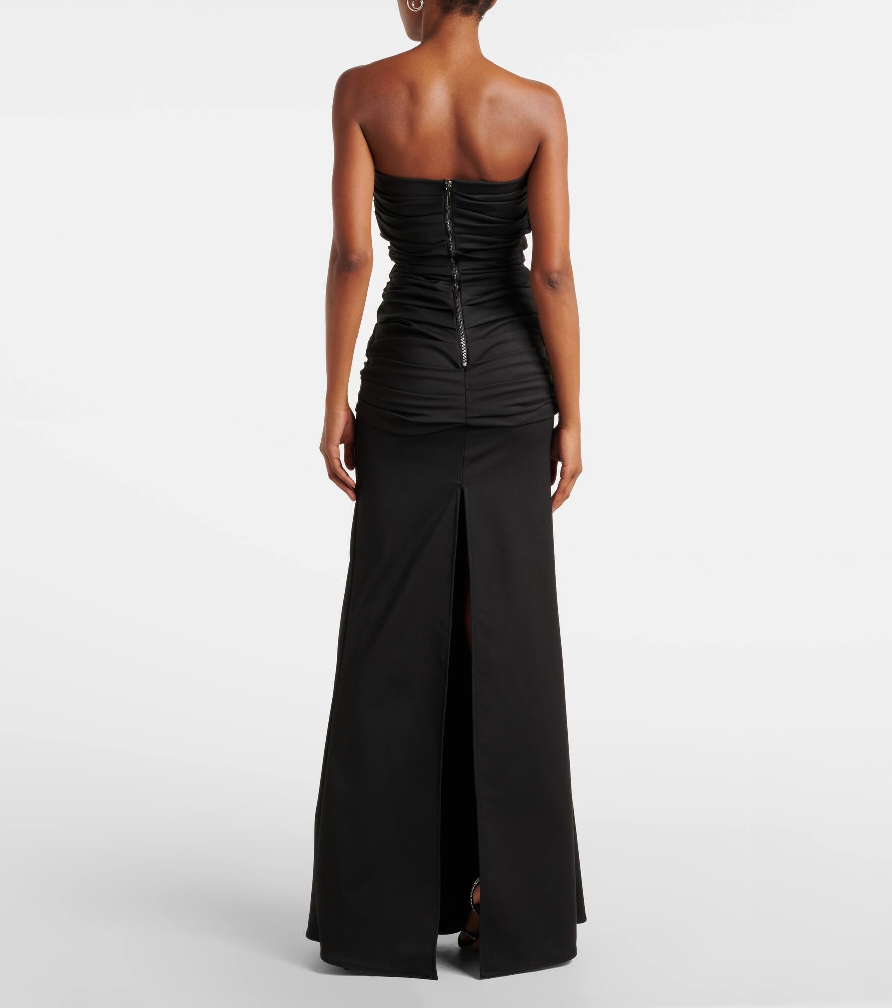 Intoxicate ruched strapless gown - 3