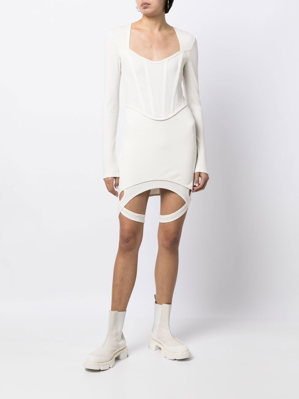 double-lock corset mini dress - 2