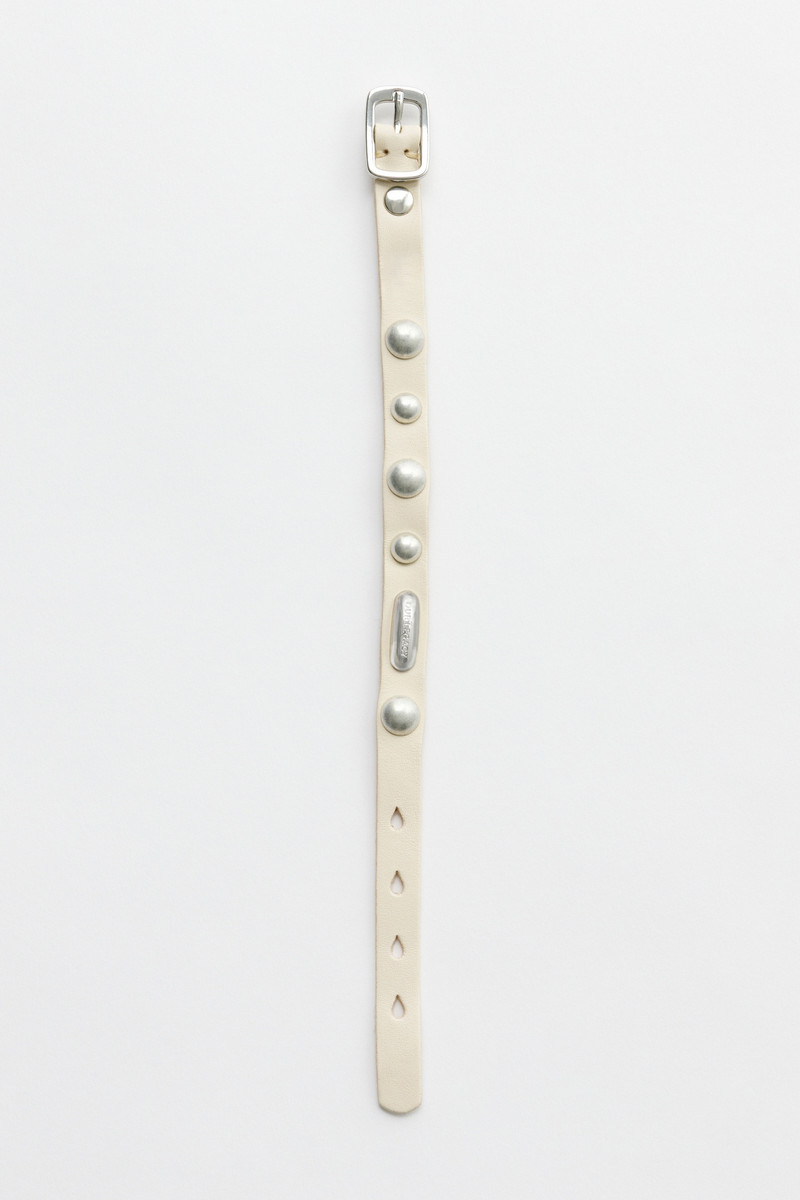 Super Slim Bracelet Deep Vanilla Leather 3