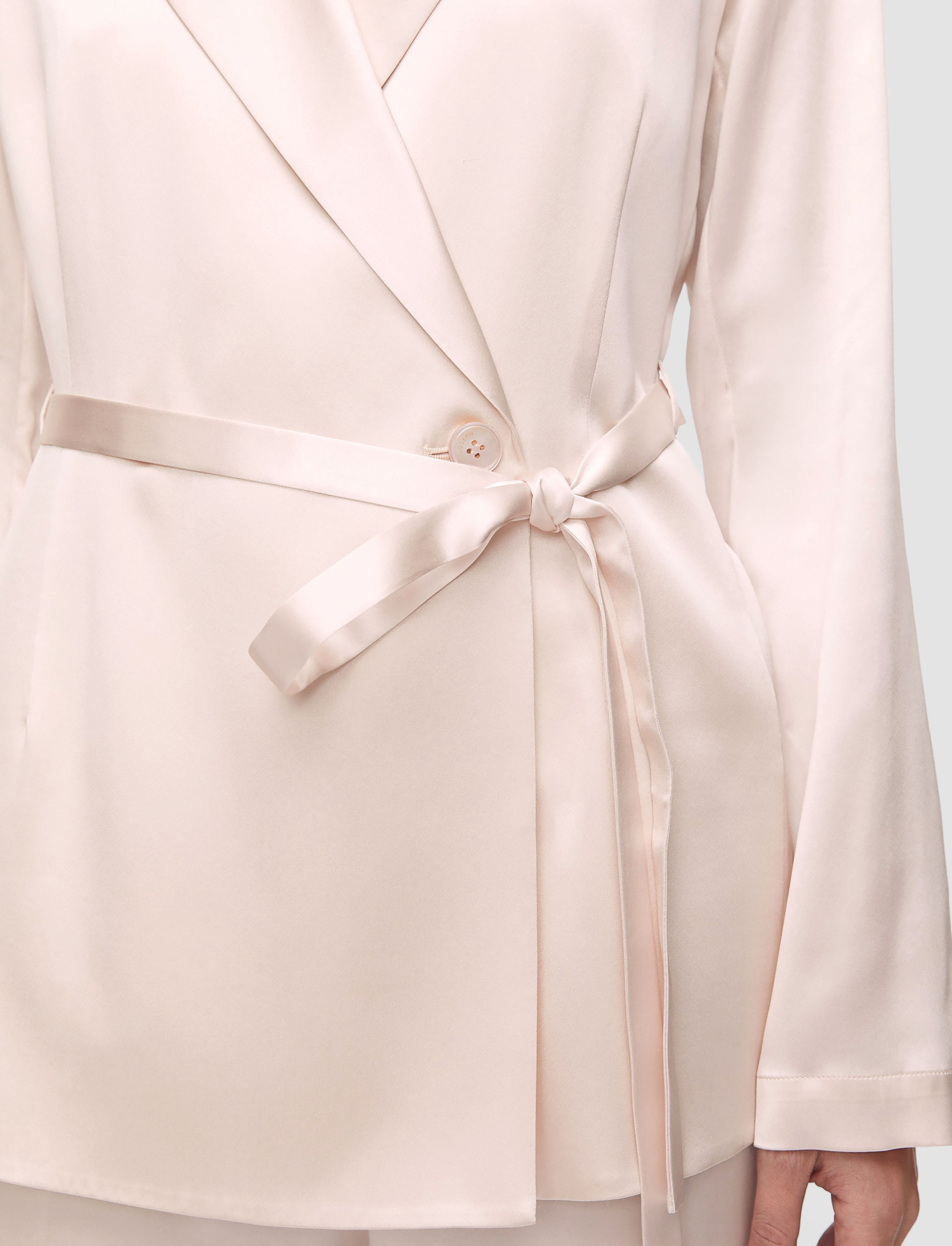 Joubert Silk Satin Jacket - 4