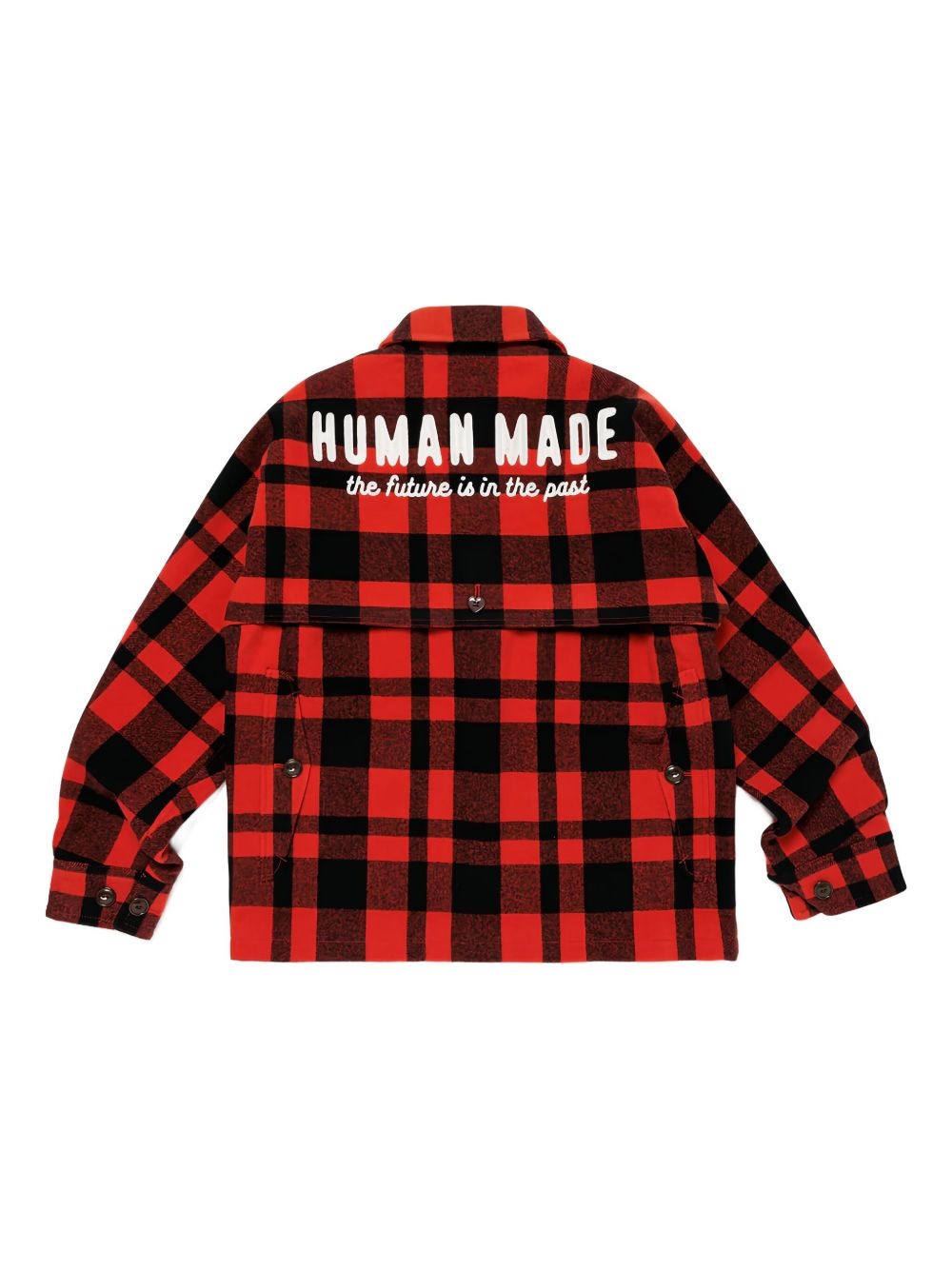 checked shirt jacket - 2