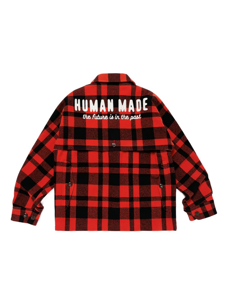 Human Made checked shirt jacket outlook