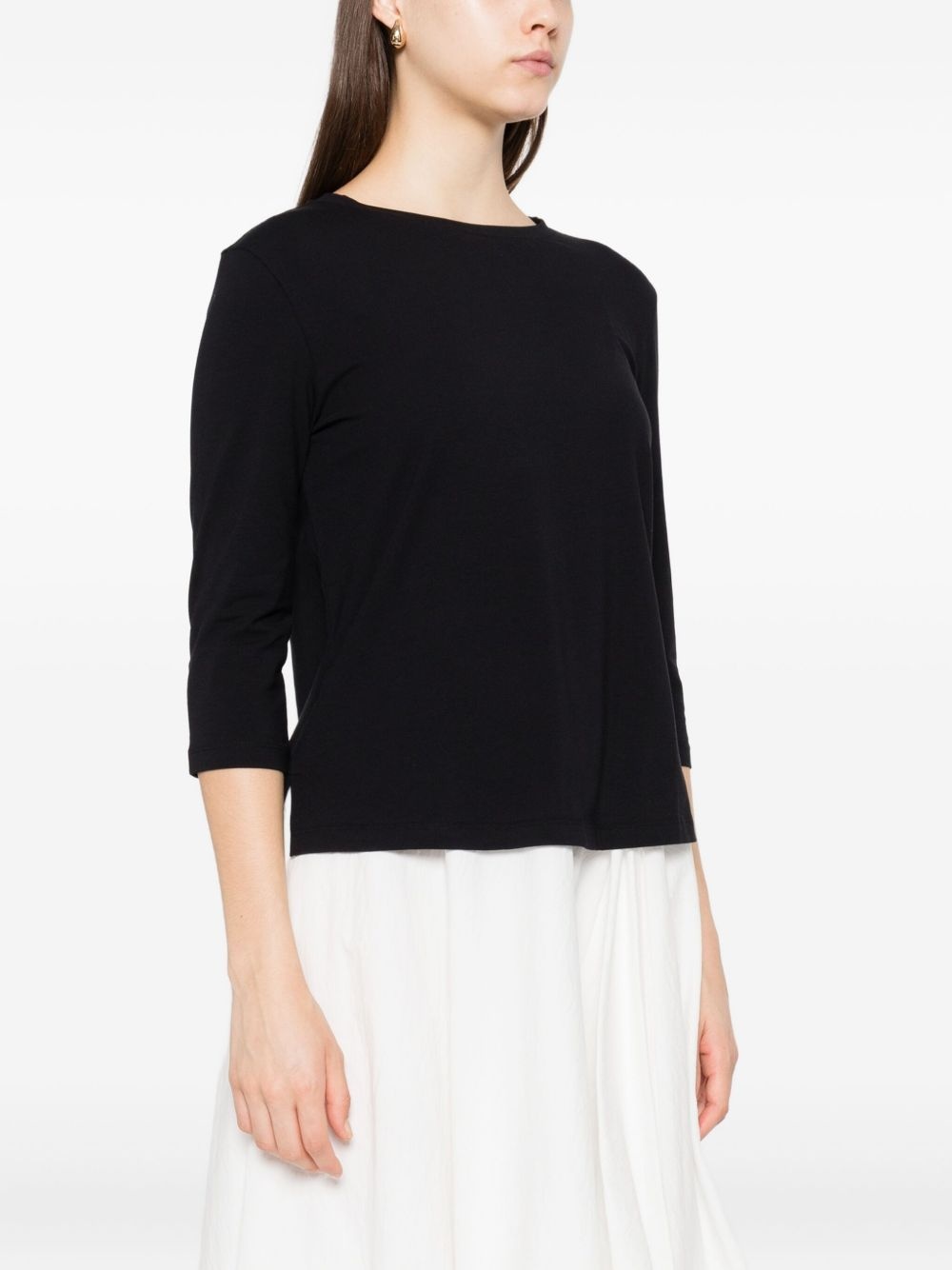 three-quarter sleeve top - 3