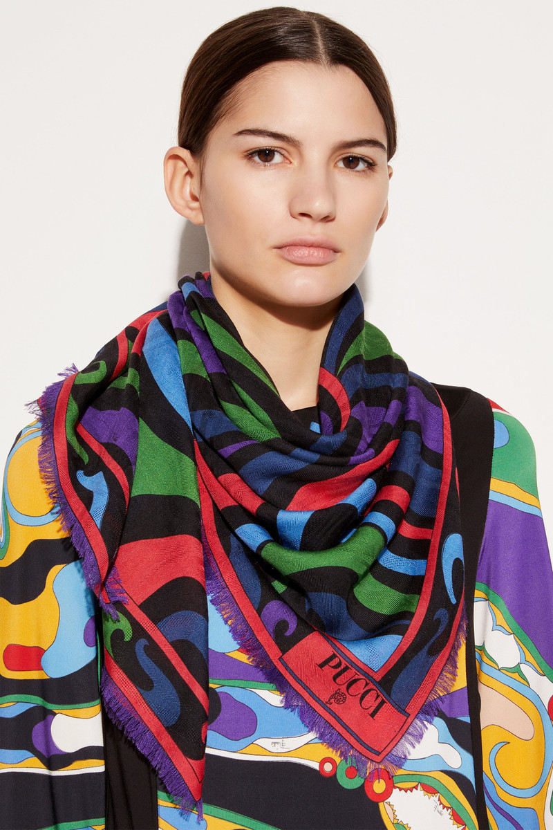 PUCCI MARMO-PRINT LARGE SCARF outlook