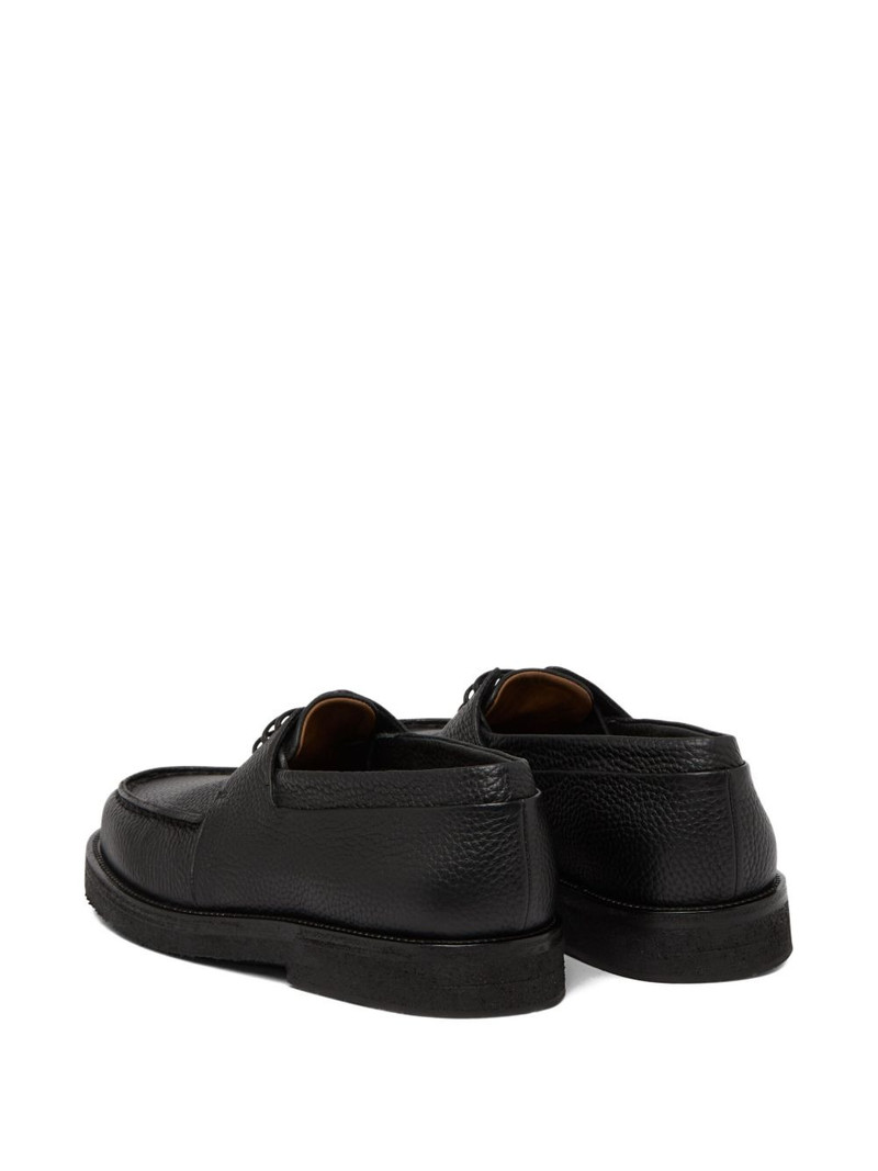 pebble-grain leather boat shoes 3