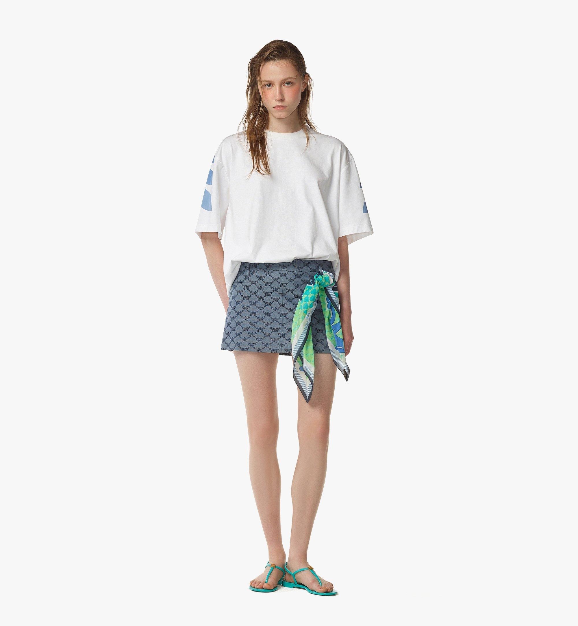 Gradation Laurel Logo Print T-Shirt in Organic Cotton - 6