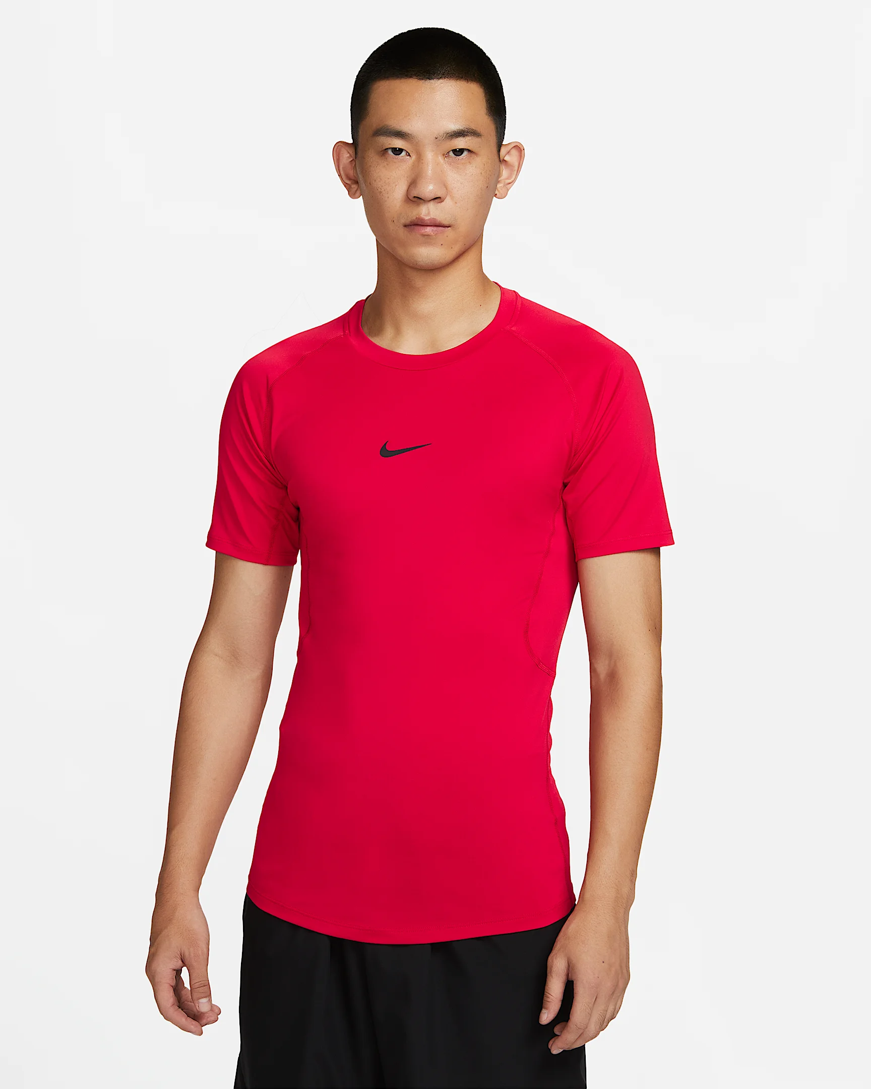 Nike Pro Men's Dri-FIT Tight Short-Sleeve Fitness Top - 1