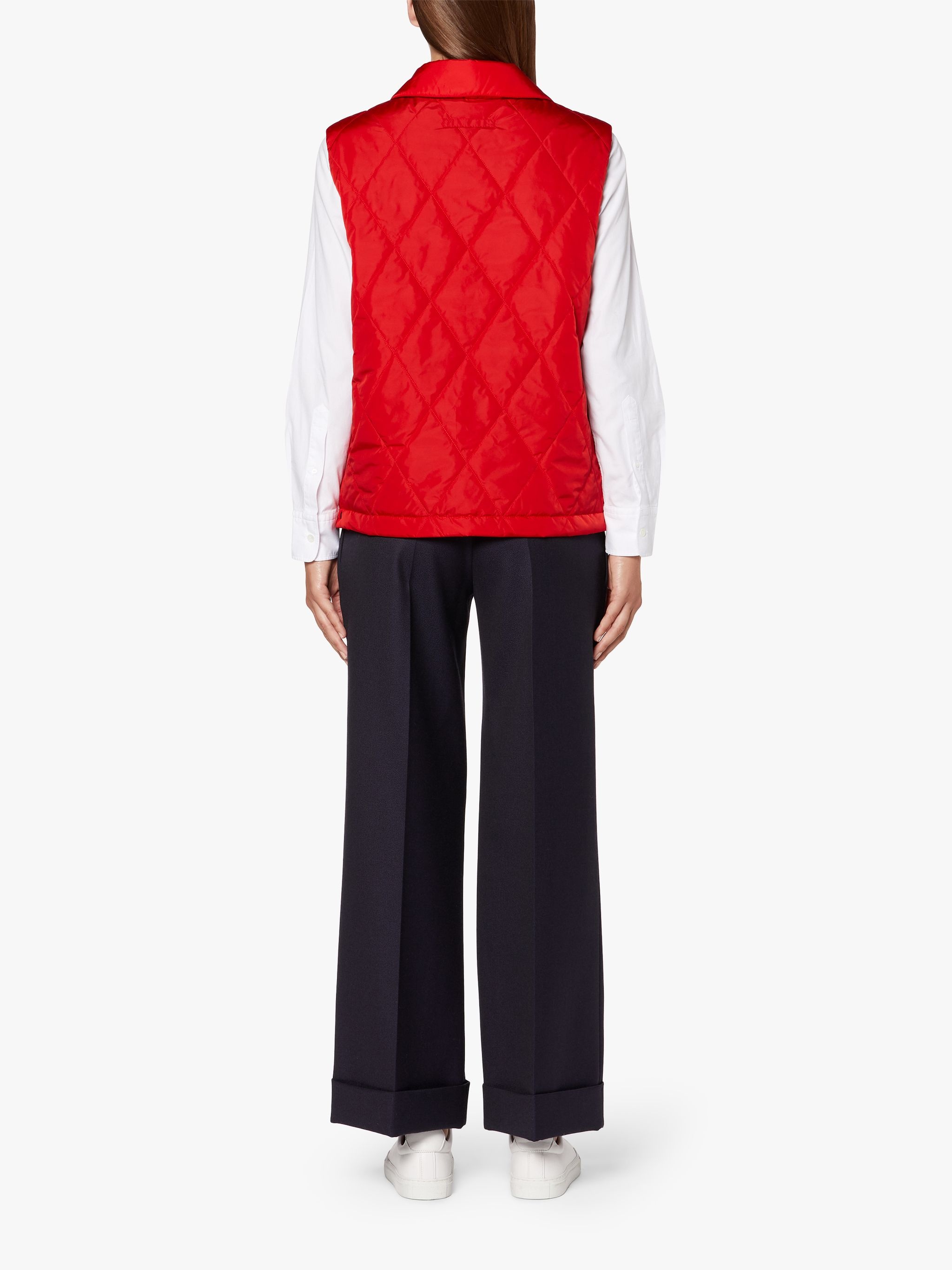 ANNABEL RED NYLON LINER VEST | LQV-005 - 4