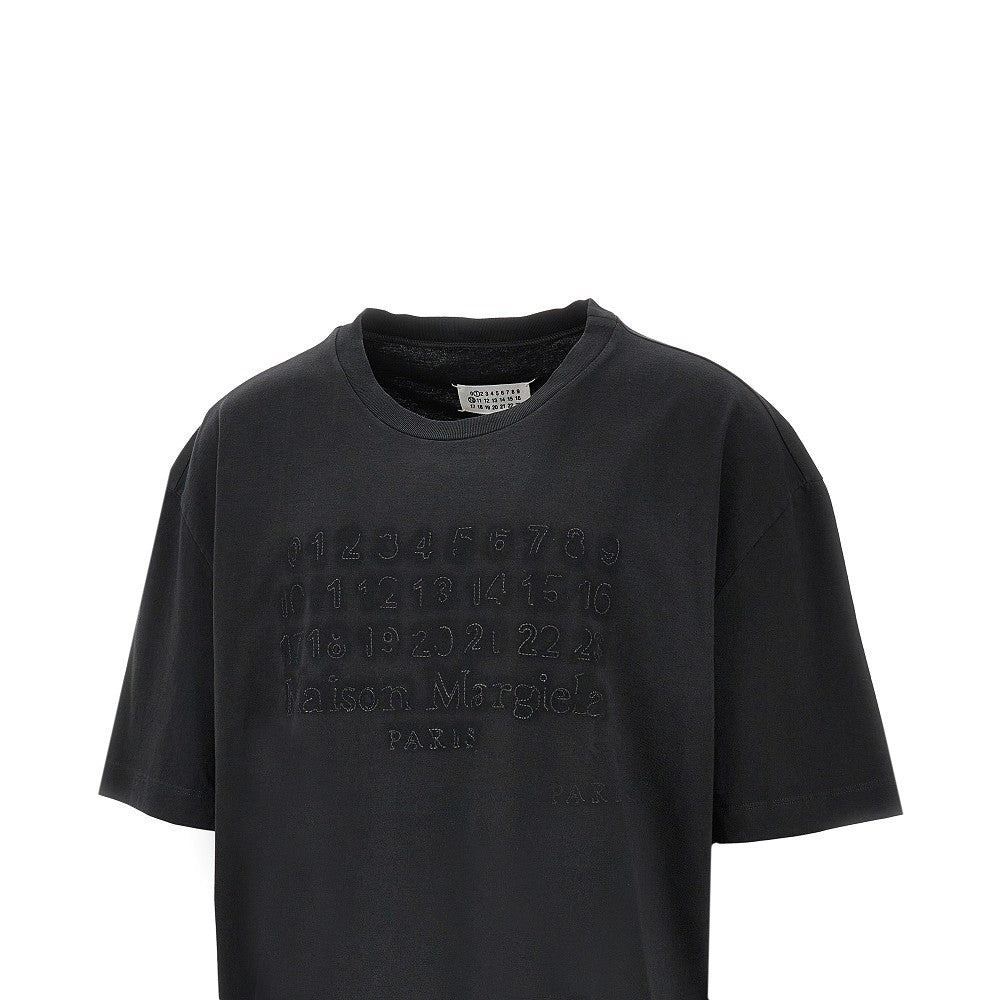 TOPSTITCHED LOGO OVERSIZED T-SHIRT - 2
