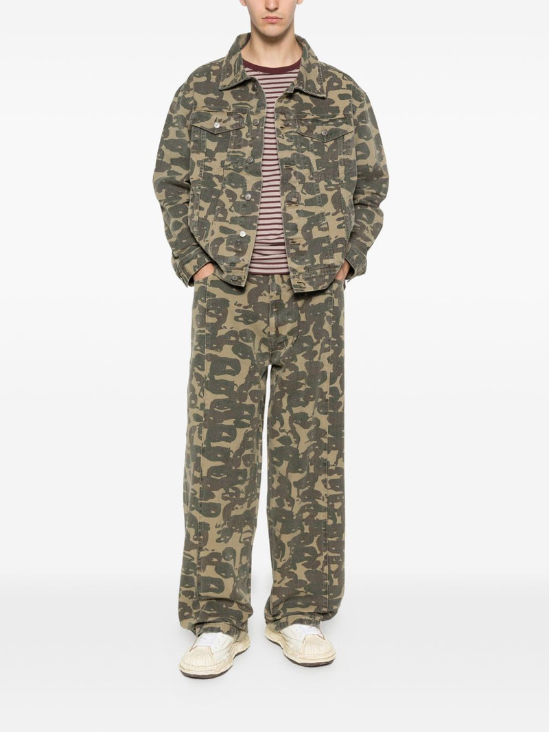 KidSuper camouflage straight jeans outlook