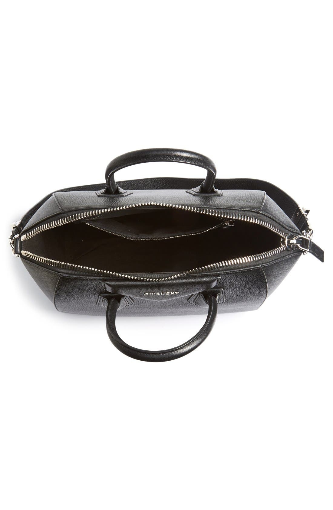 Givenchy Medium Antigona Sugar Leather Satchel in Black at Nordstrom - 7