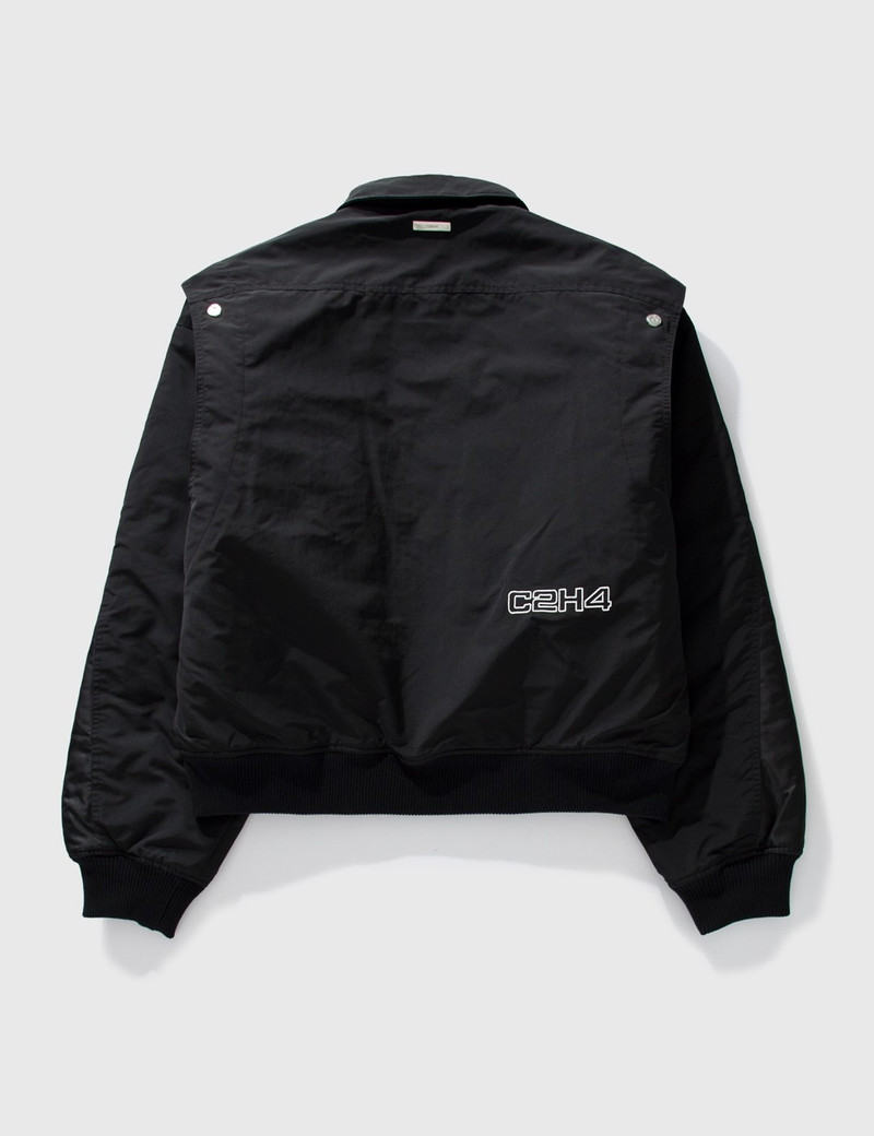 STAFF UNIFORM QUILTED INTERVEIN LAYERED BOMBER JACKET 3