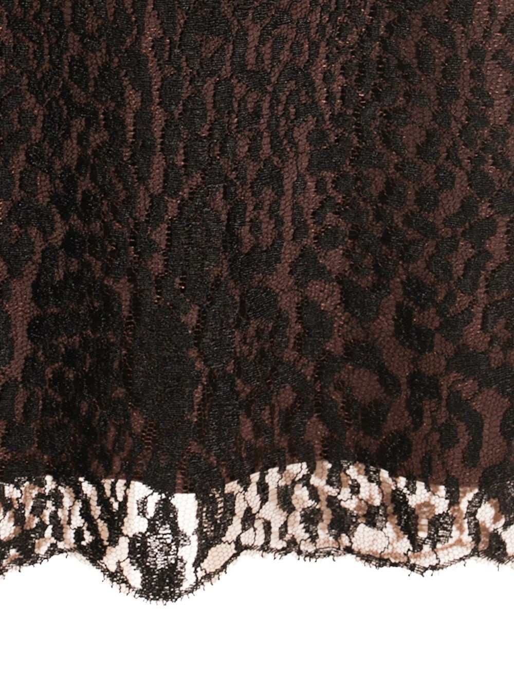 leopard-lace top - 4