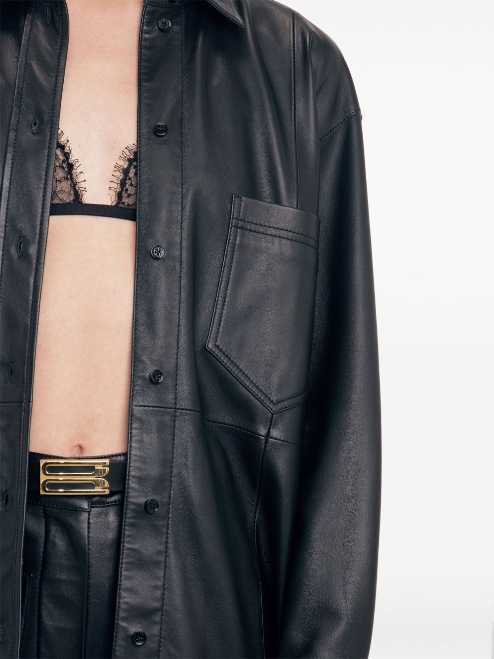 leather shirt - 4
