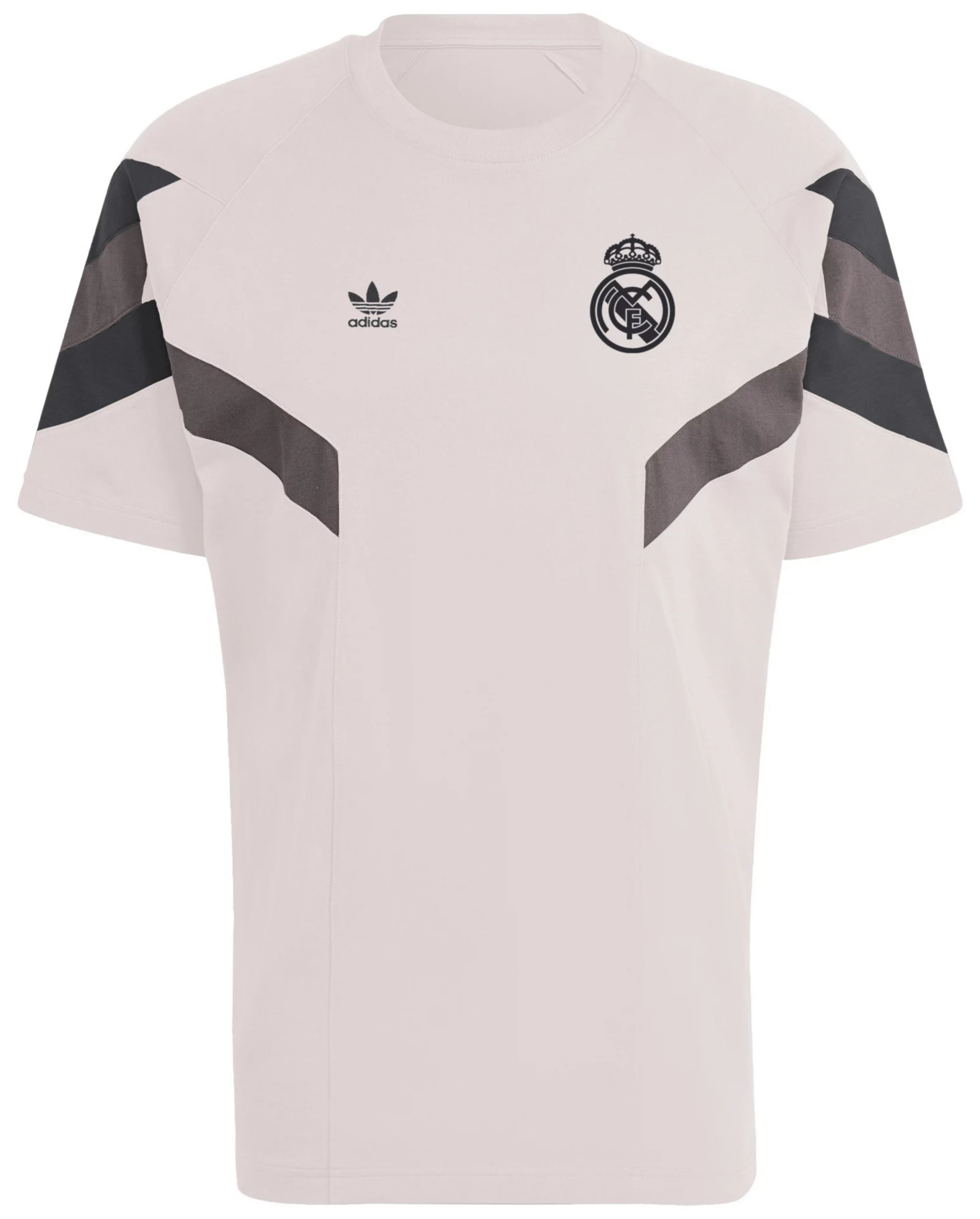 adidas Adult Real Madrid 2024 Lifestyler Grey T-Shirt - 1