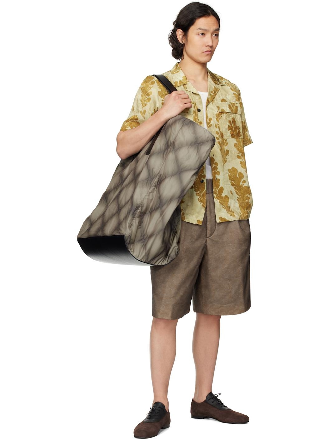 Khaki Canvas Tote - 4