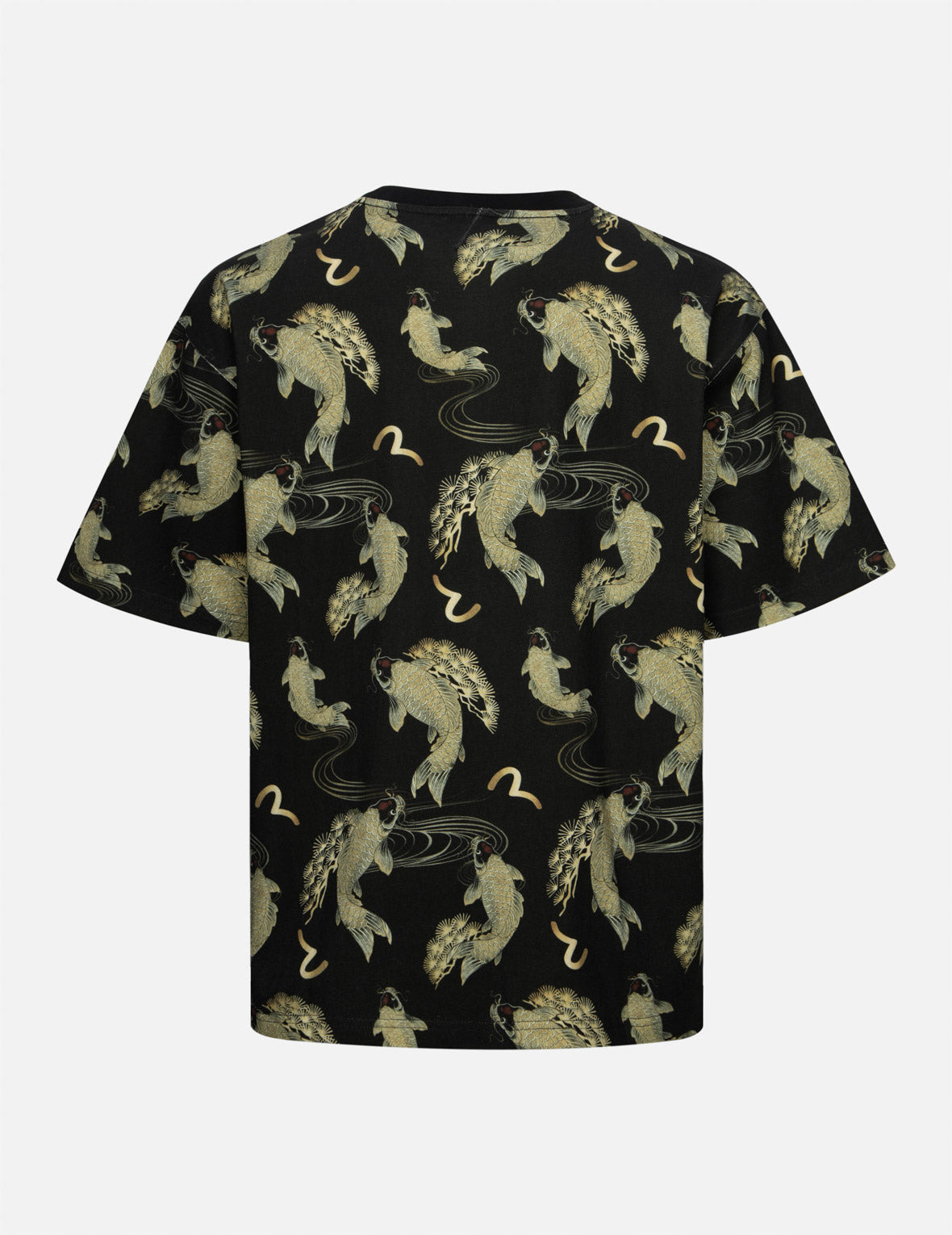 ALLOVER CARP AND SEAGULL PRINT RELAX FIT T-SHIRT - 2