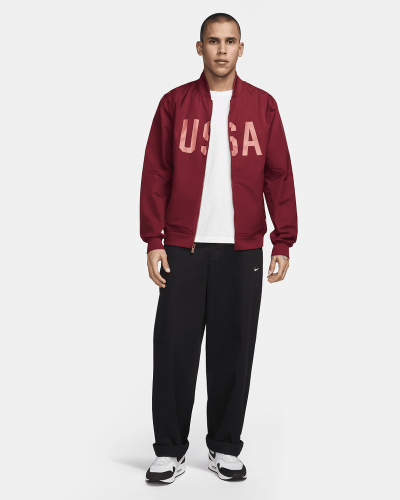 USA Sport Essentials Men's Nike Soccer Woven Bomber Jacket 6