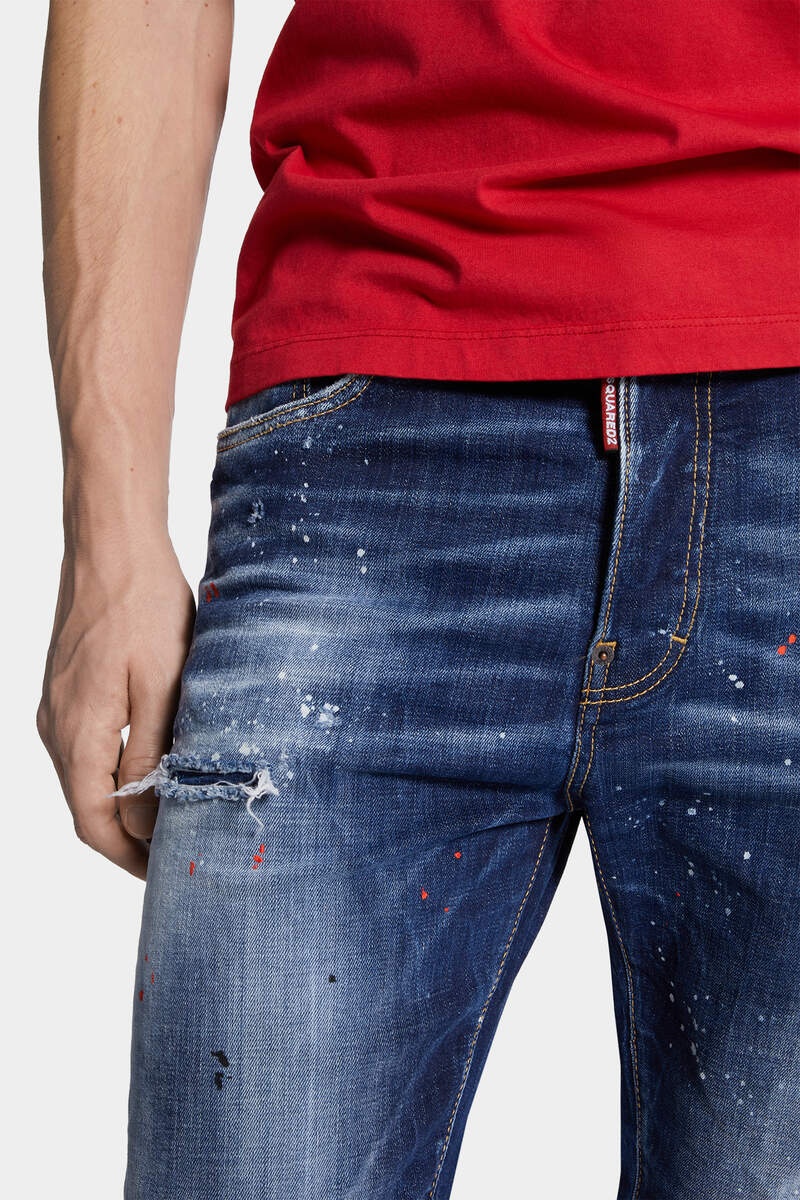 MEDIUM EASY RED SPOTS WASH 642 JEANS - 5