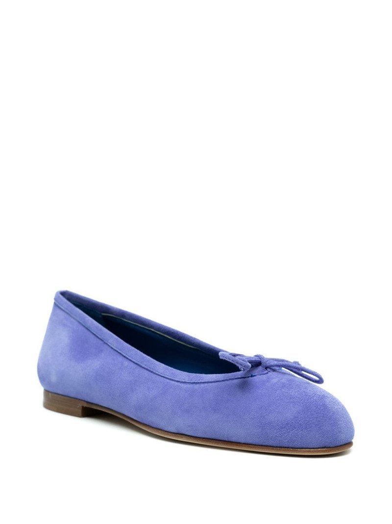 Manolo Blahnik Veralli flat suede ballerinas outlook