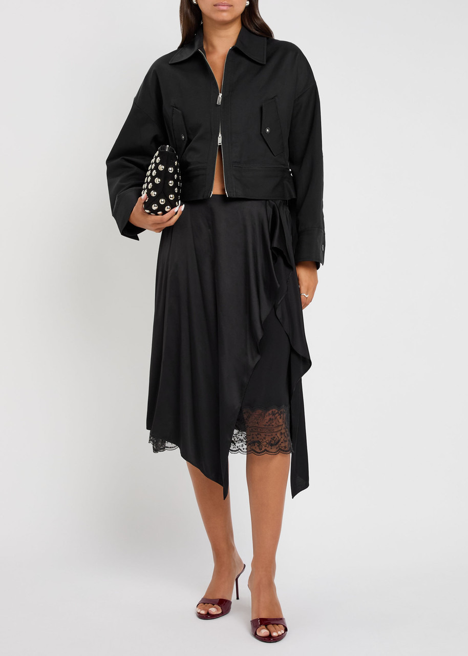 3.1 Phillip Lim Cropped Cotton-blend Jacket - 4