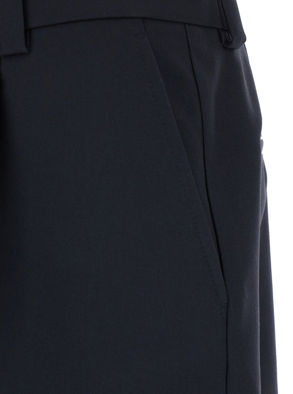 Gucci Men Grey Shorts With Tonal Logo Lettering Embroidery On The Front In Wool Man - 3