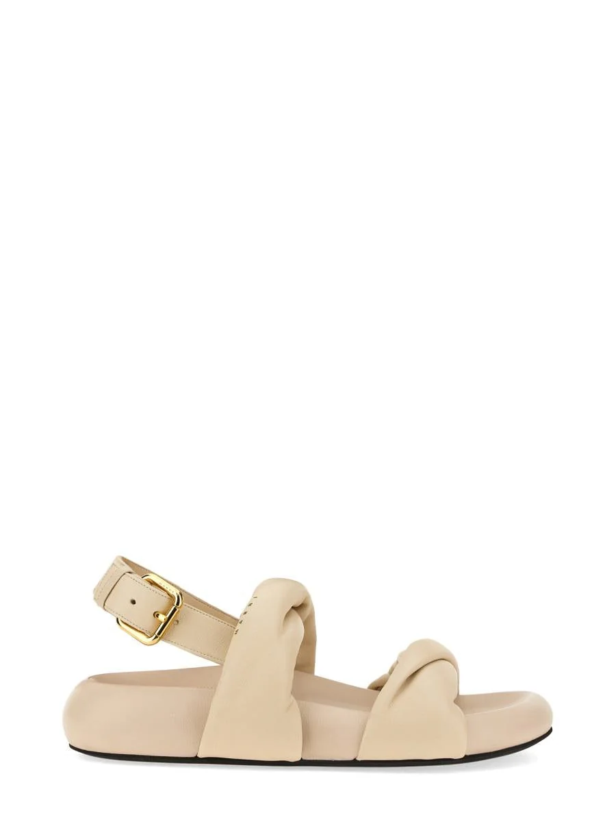 MARNI LEATHER SANDAL - 1