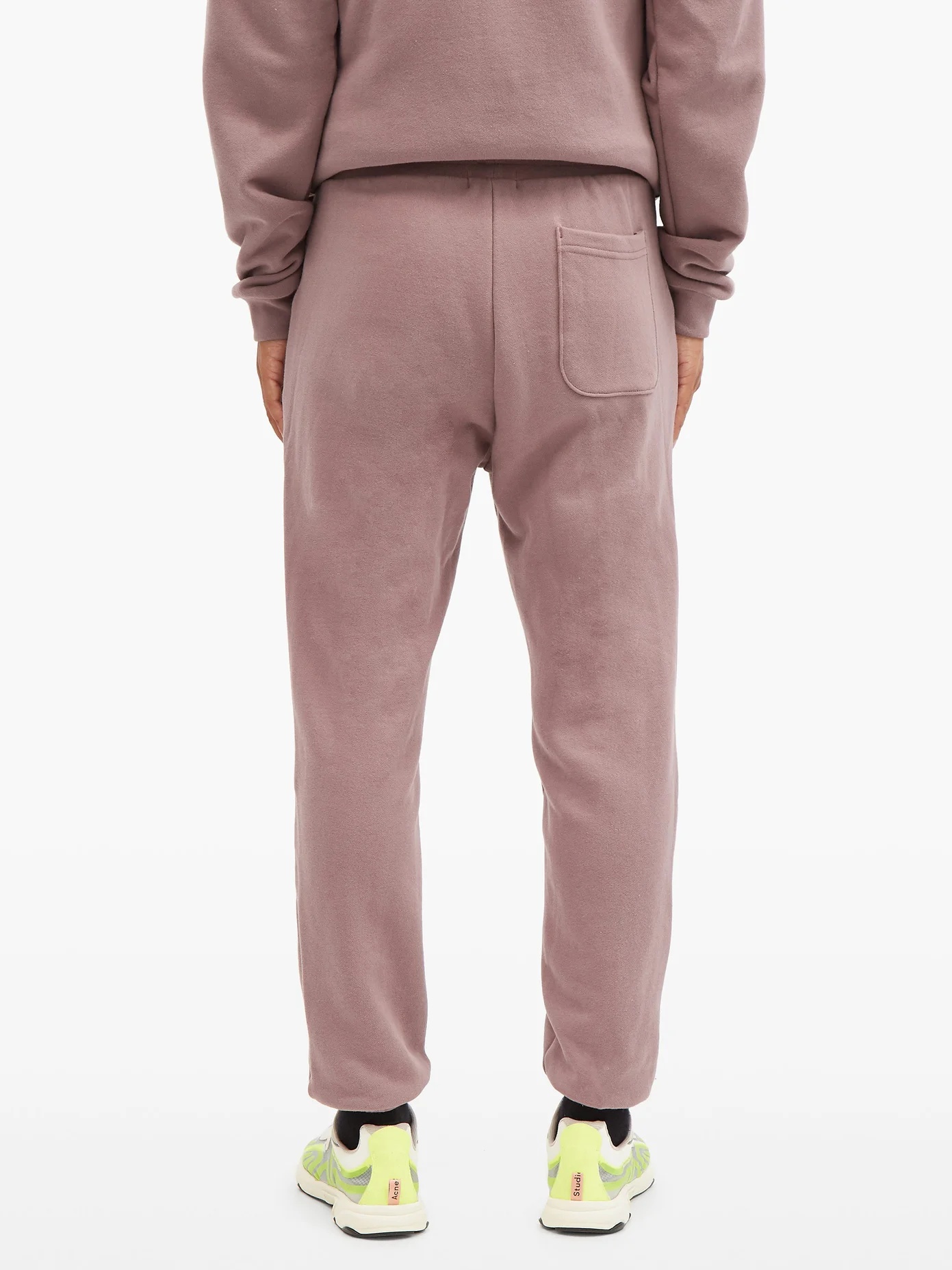 LA cotton-terry track pants - 5