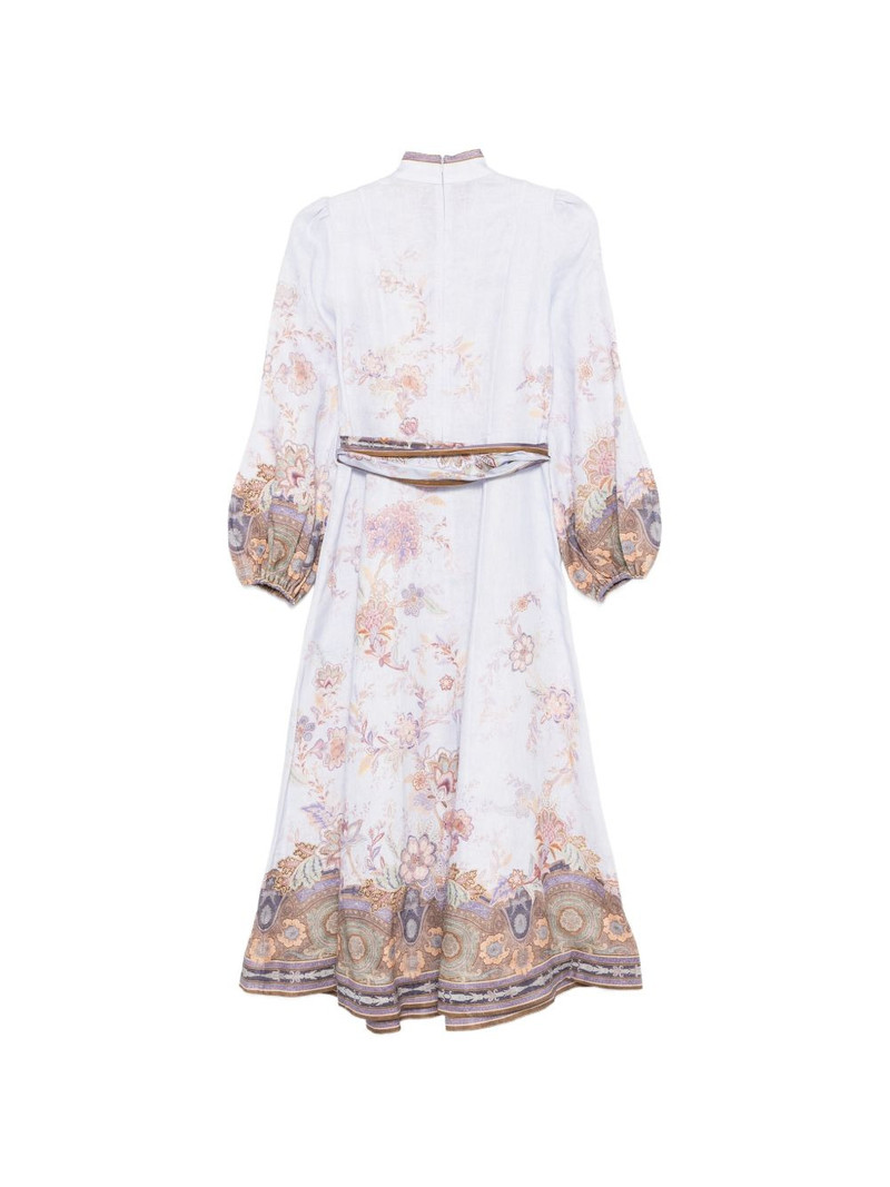 Zimmermann Luna floral-print linen maxi dress outlook