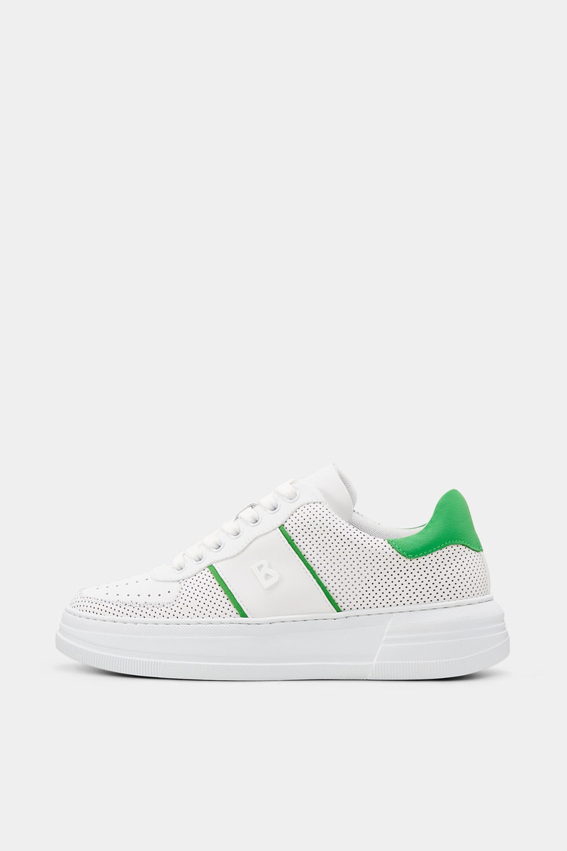 Santa Rosa Sneakers in White/Green 1