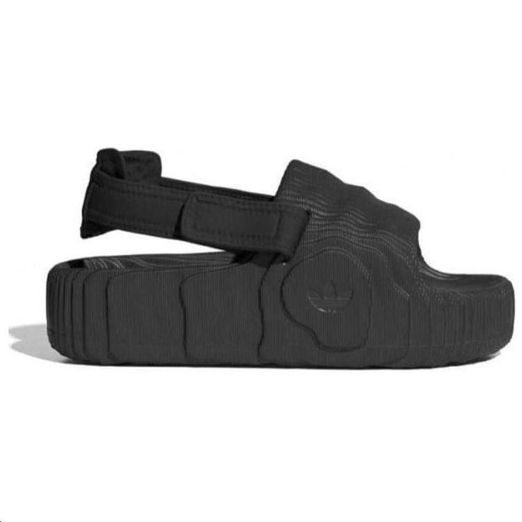 (WMNS) adidas Originals Adilette 22 XLG 'Black' IE5649 - 2