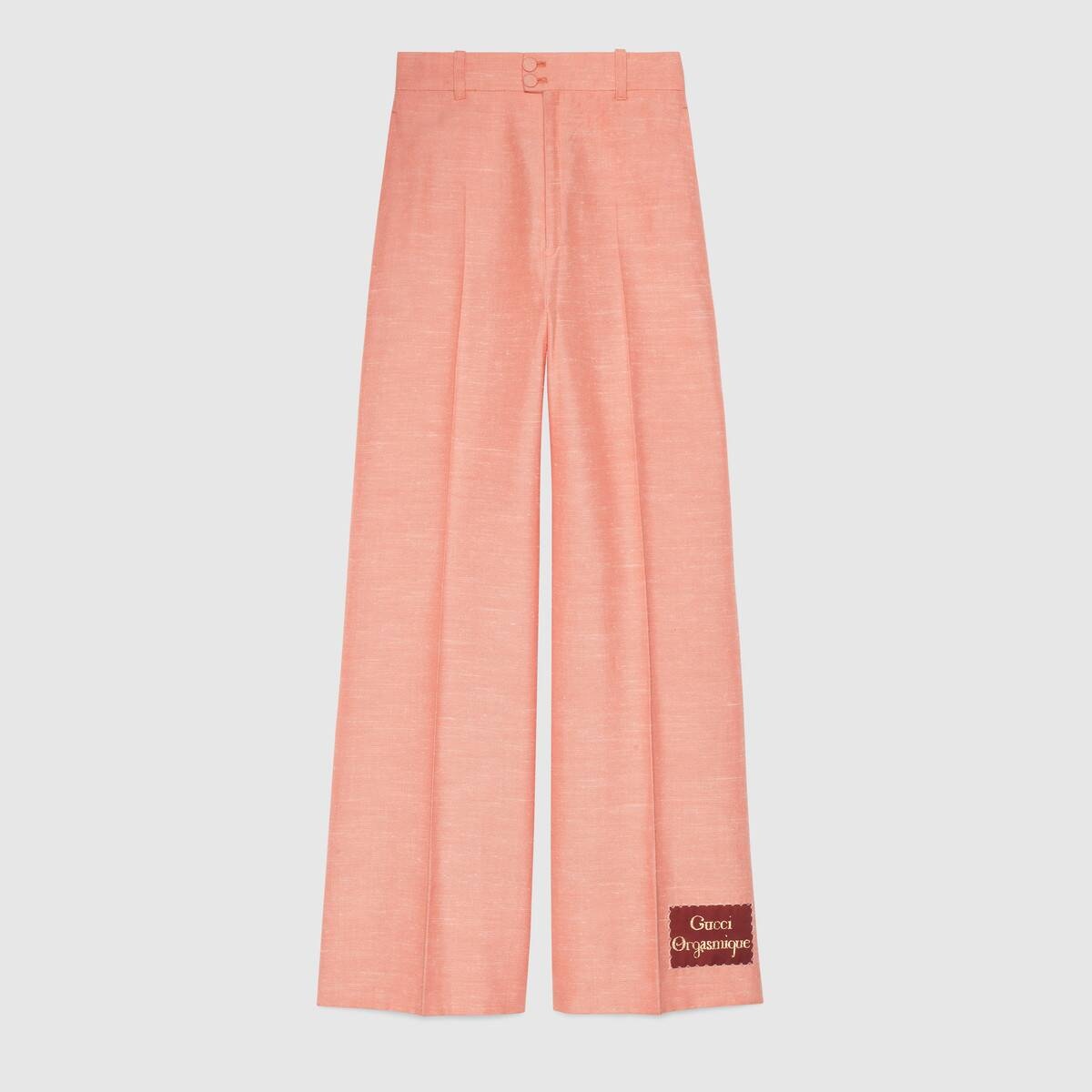 Wide viscose pant with Gucci Orgasmique - 1