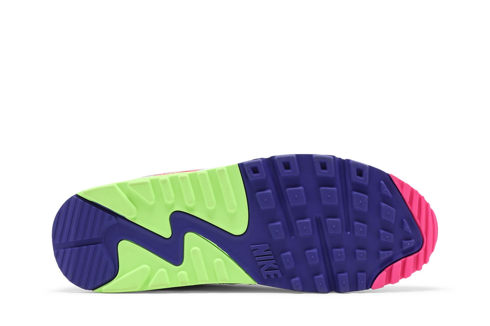 Wmns Air Max 90 'White Indigo Burst Volt' - 4