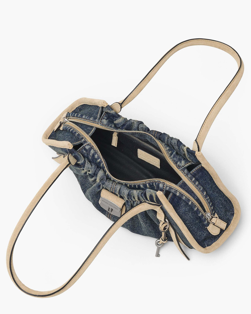 THE DENIM SUEDE CRISTINA SATCHEL 3