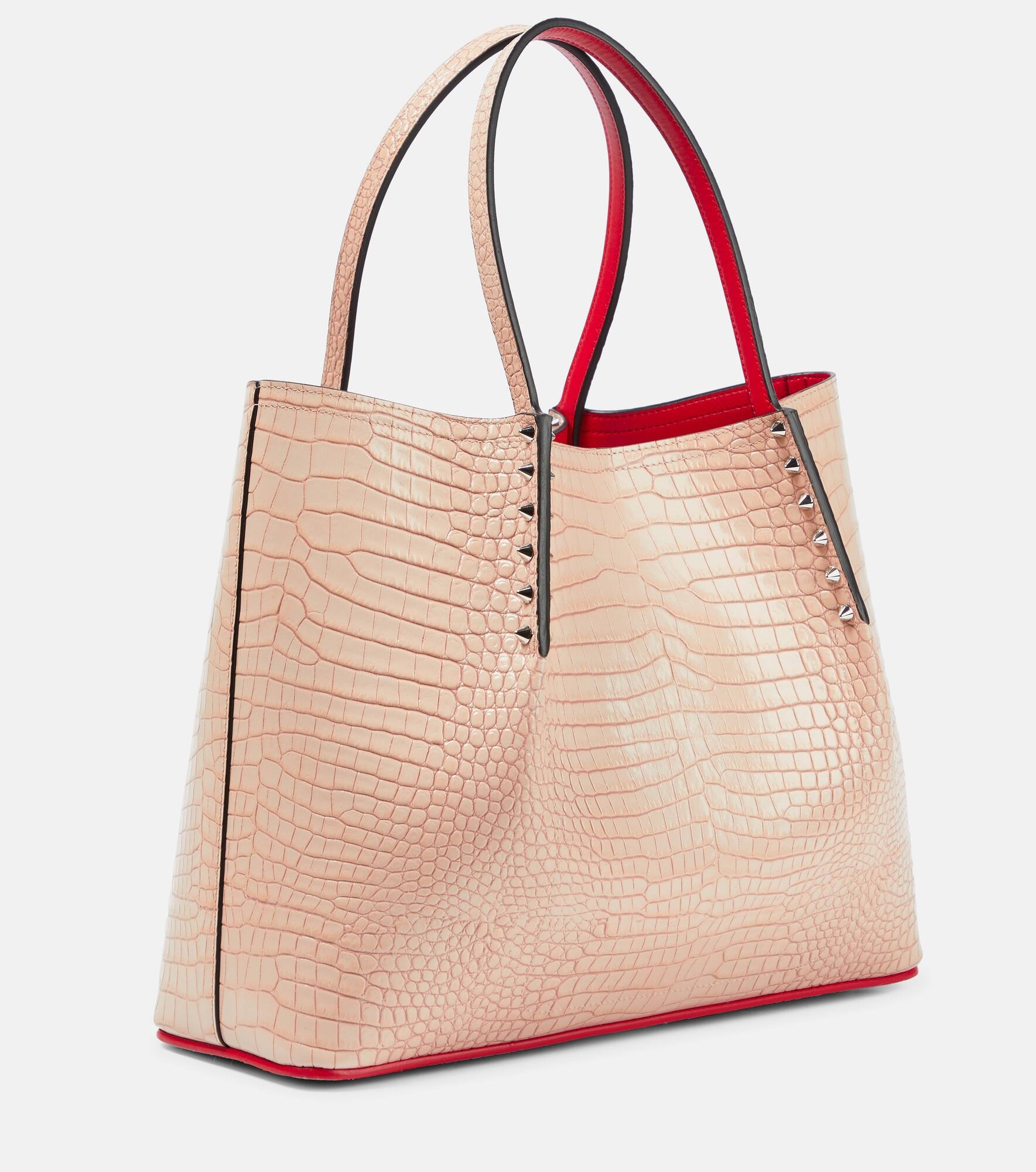 Cabarock Small croc-effect leather tote - 4