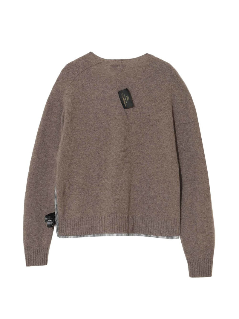 UNDERCOVER ribbed-trim sweater outlook