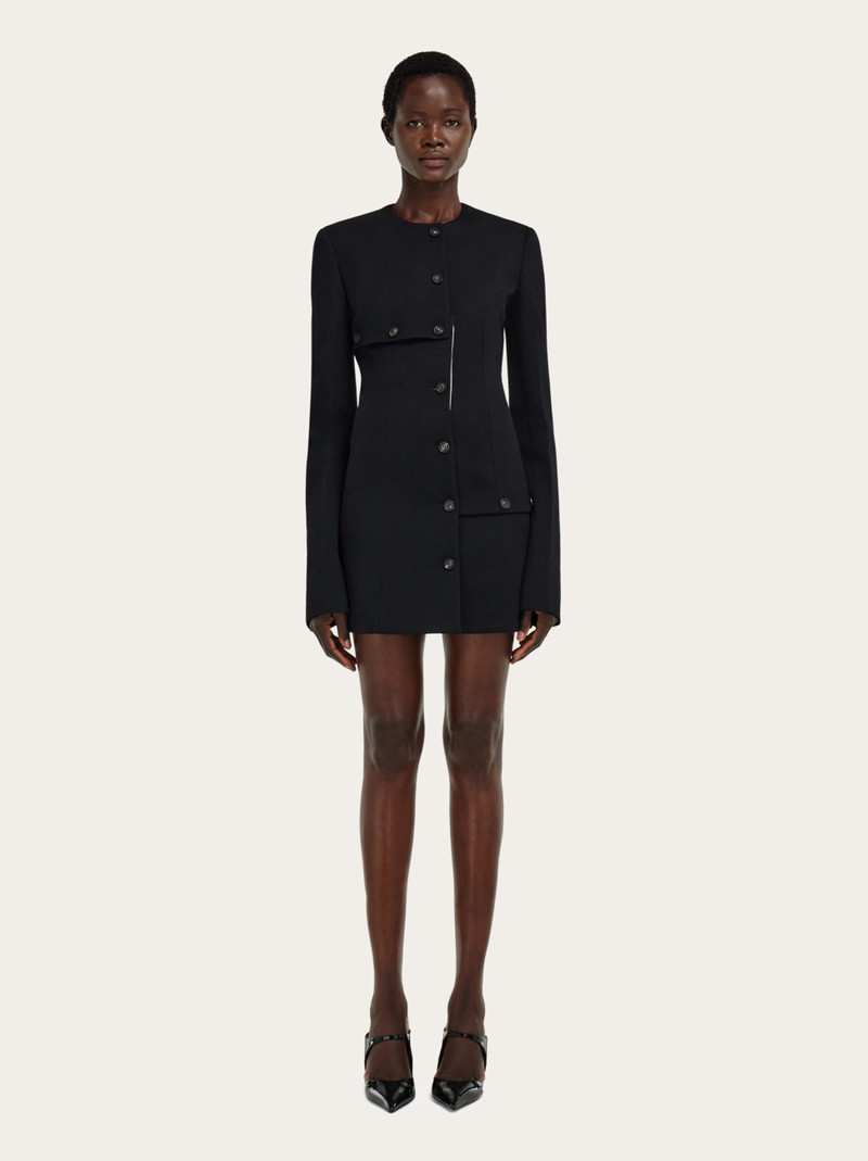 Wool jacket with button detail 8