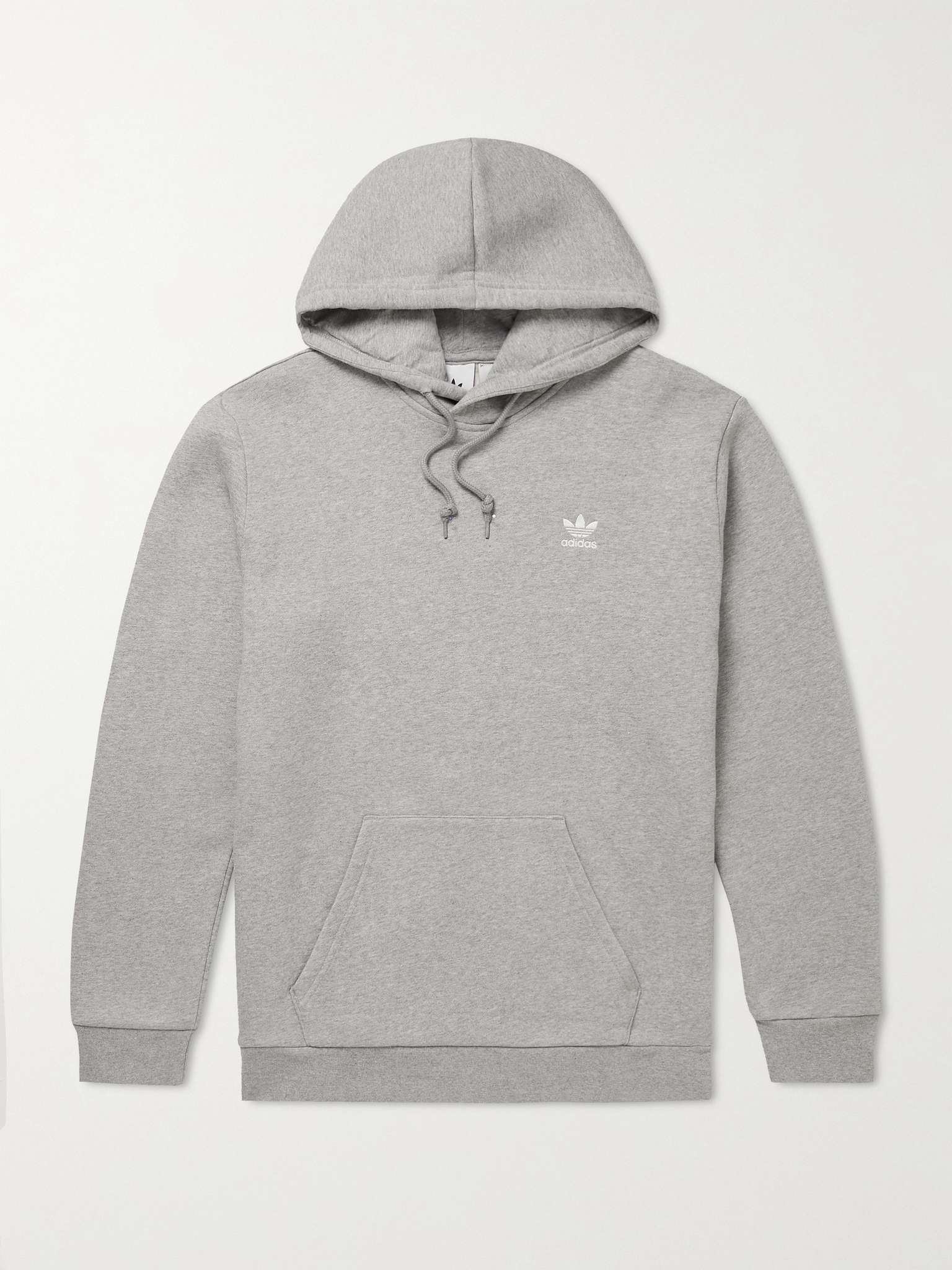 Logo-Embroidered Cotton-Blend Jersey Hoodie - 1