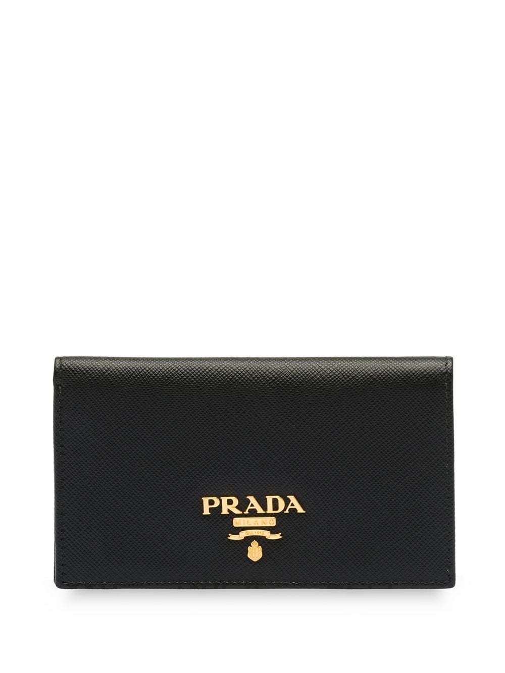 Saffiano leather logo wallet - 1