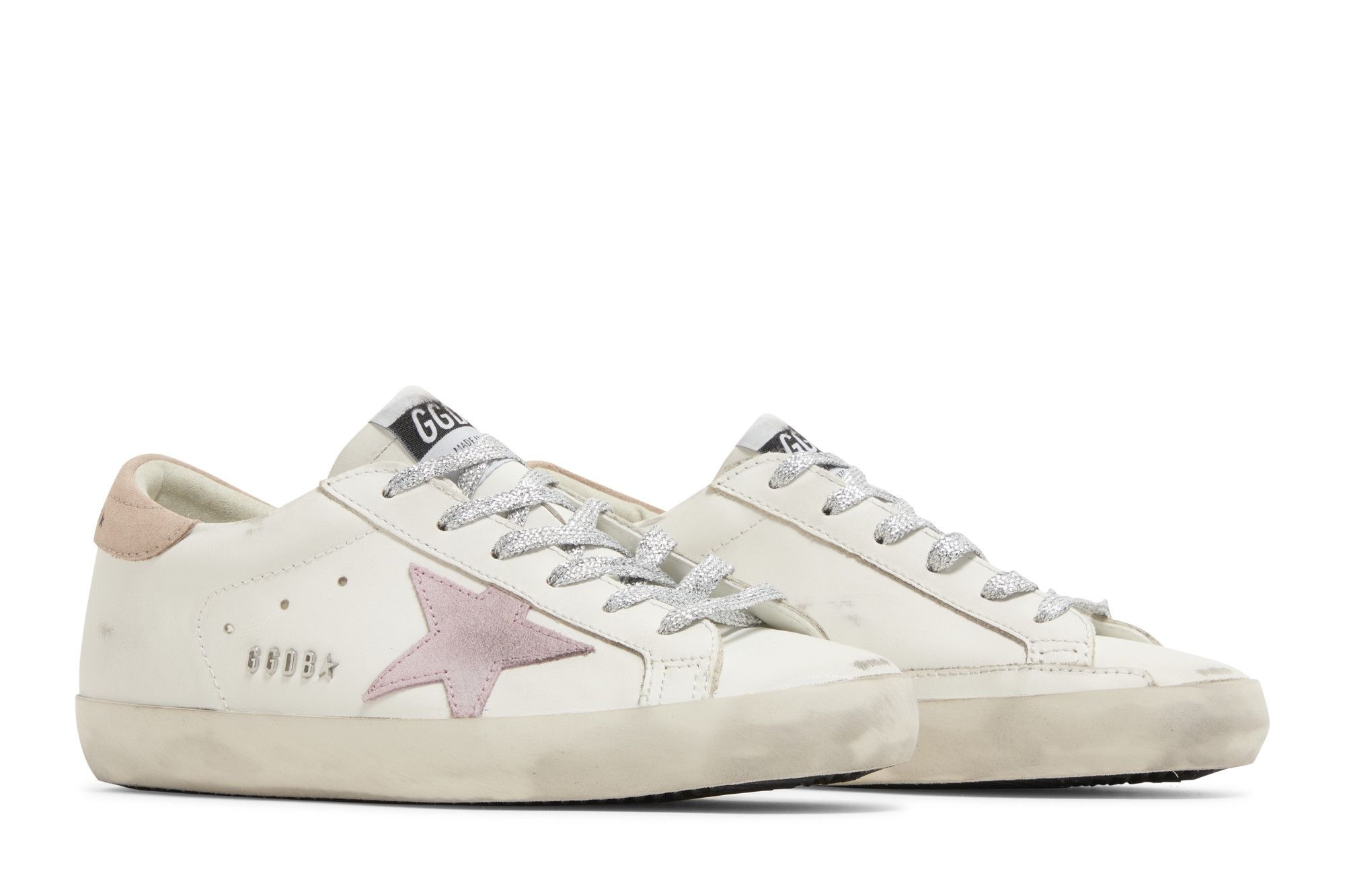Golden Goose Wmns Superstar 'White Antique Pink' - 8