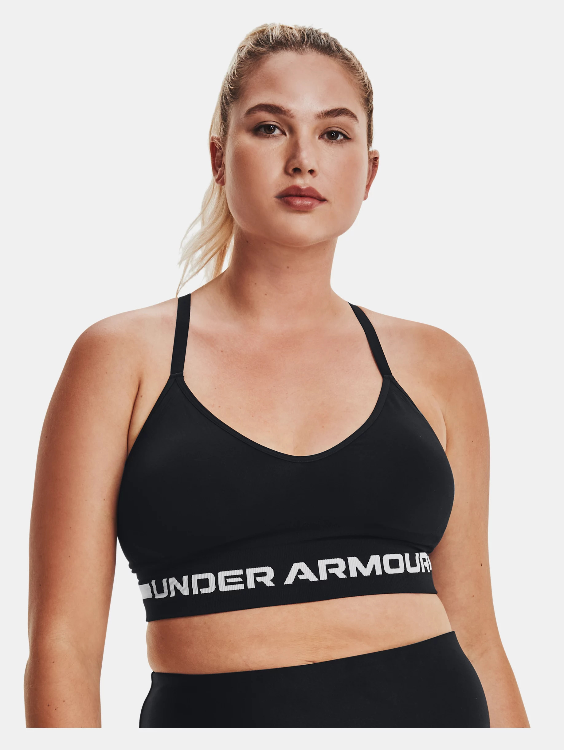 Women's UA Seamless Low Long Sports Bra - 8