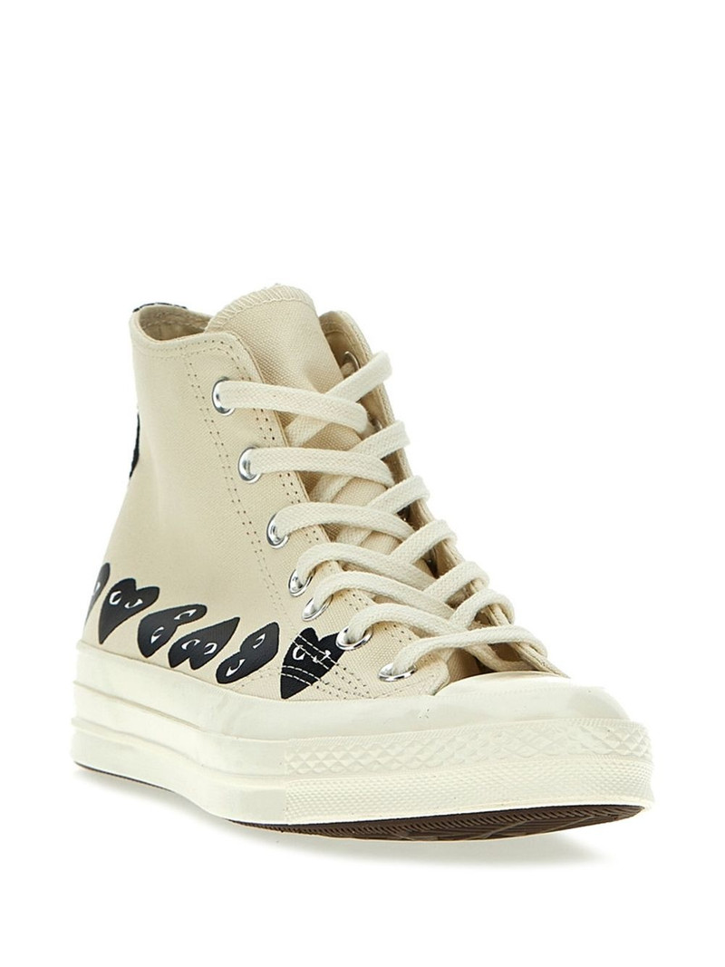 Comme des Garçons PLAY x Converse sneakers outlook