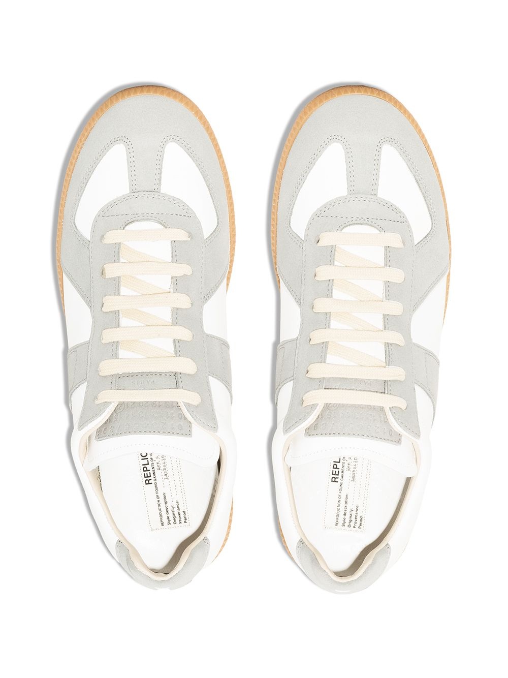 Replica leather sneakers - 4